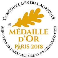 Médaille d'or 2018